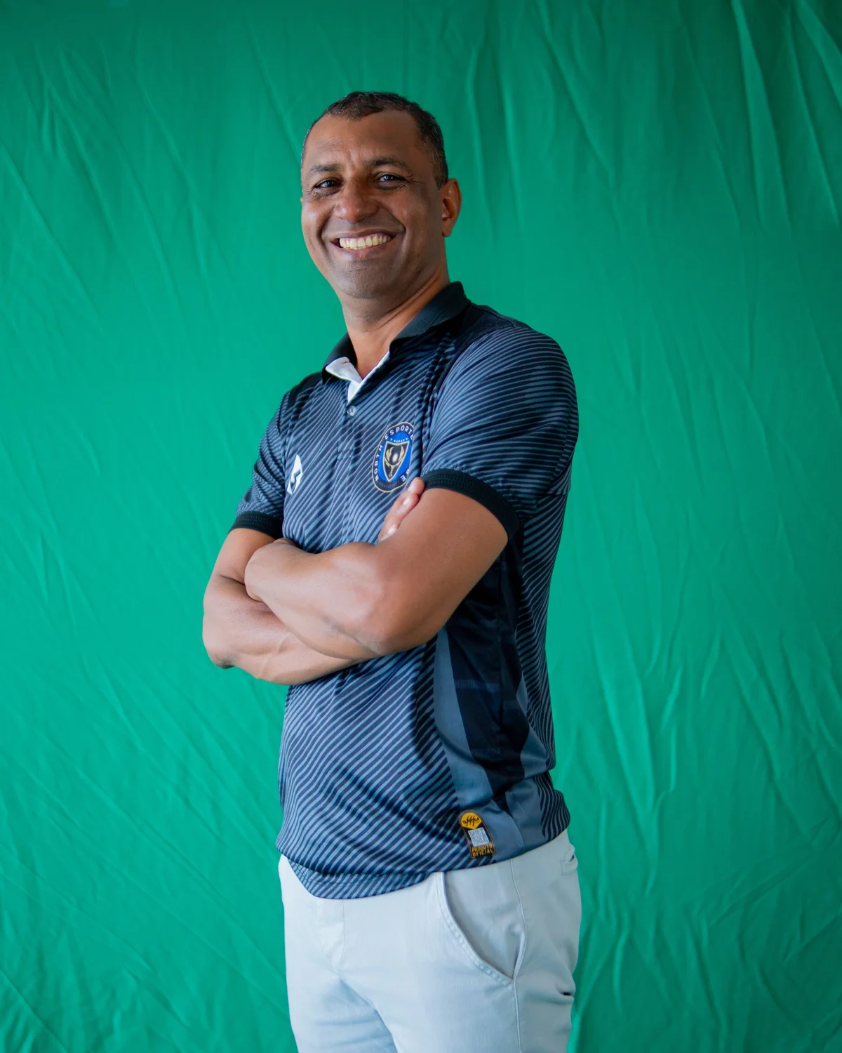 Polo Comissão Técnica — Azul